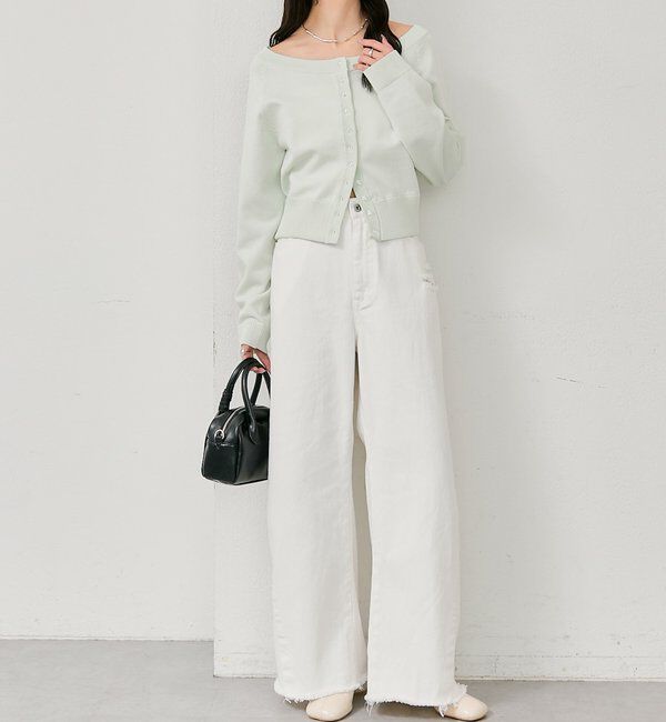  「クラッシュカーブパンツ」|デニム|