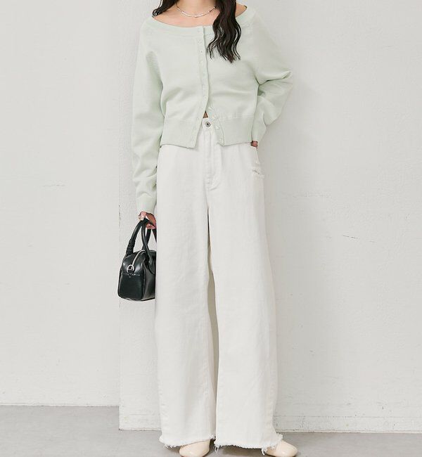  「クラッシュカーブパンツ」|デニム|