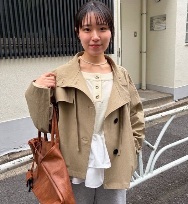  「ペプラムヘンリーニット」|ニット・セーター|