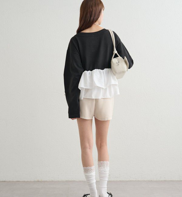  「ペプラムヘンリーニット」|ニット・セーター|