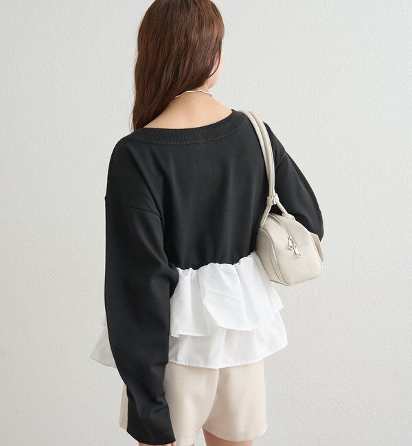  「ペプラムヘンリーニット」|ニット・セーター|