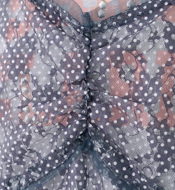  「ドットレースキャミチュニック」|シャツ・ブラウス|