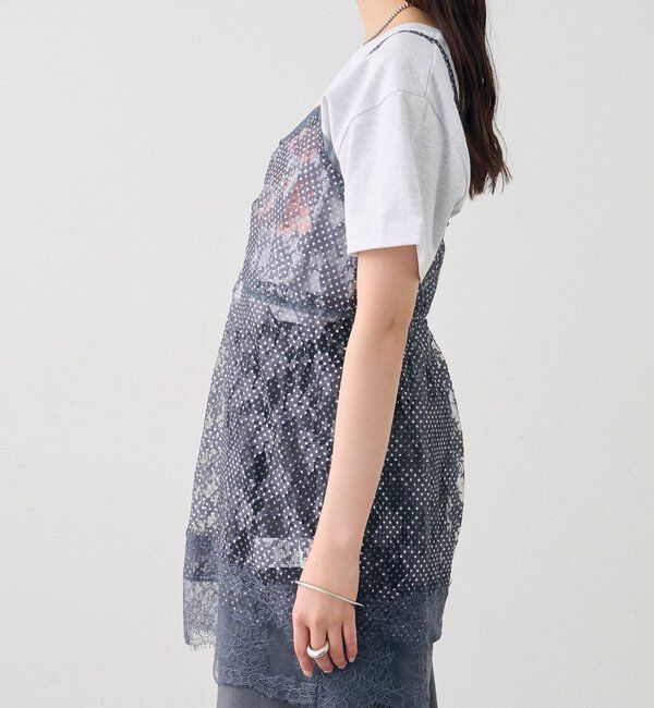  「ドットレースキャミチュニック」|シャツ・ブラウス|