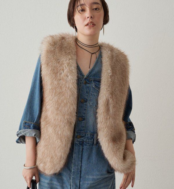 フェイクファーベスト｜ルミネのファッション通販アイルミネ<i LUMINE>