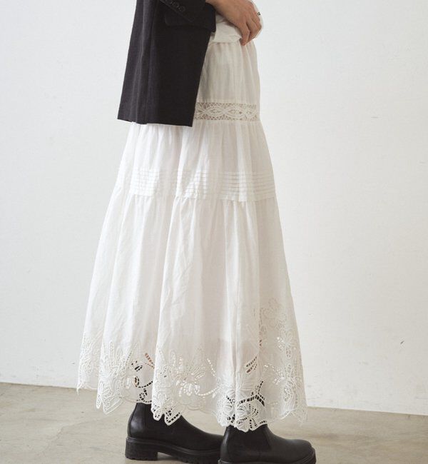  「レースティアードスカート」|スカート|