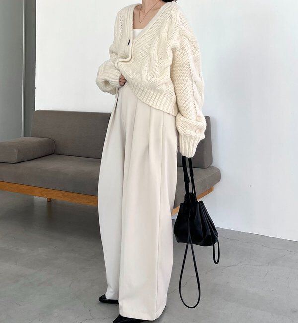  「BIGケーブルカーディガン」|カーディガン|