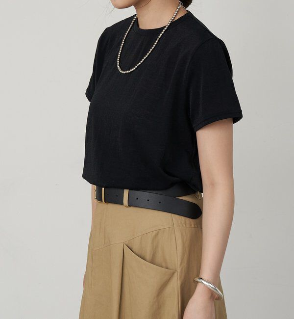  「シャイニー天竺Tシャツ」|Tシャツ・カットソー|