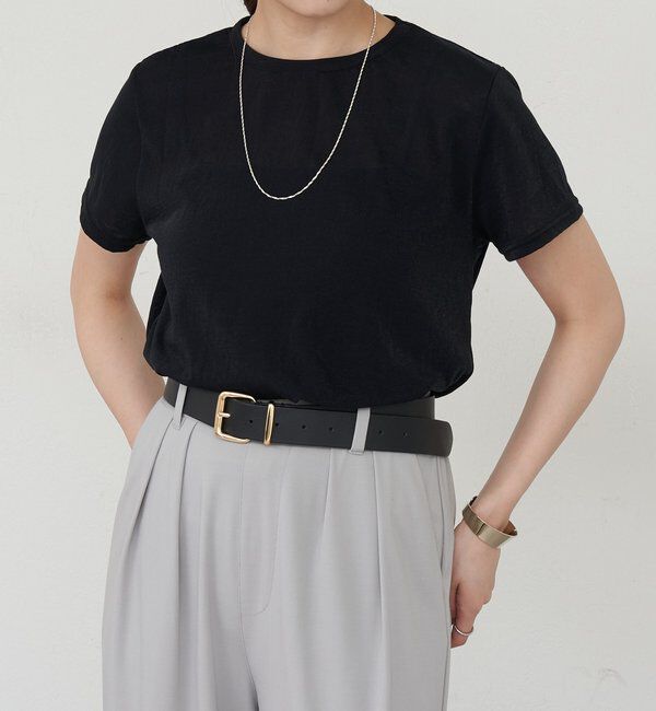  「シャイニー天竺Tシャツ」|Tシャツ・カットソー|