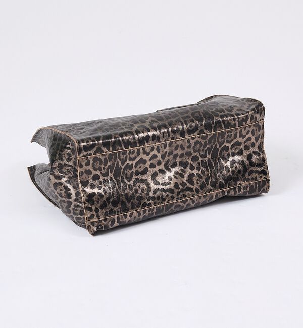 collex「【WEB限定】【AULENTTI/オウレンティ】ポーチ付きトートバッグ　ヒョウ柄」|トートバッグ|