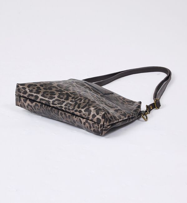 collex「【WEB限定】【AULENTTI/オウレンティ】ポーチ付きトートバッグ　ヒョウ柄」|トートバッグ|