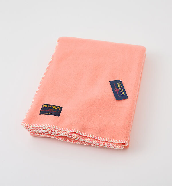 collex「【一部別注】【TWEEDMILL/ツイードミル】 フリースブランケット145&times;2」|ブランケット|ピンク