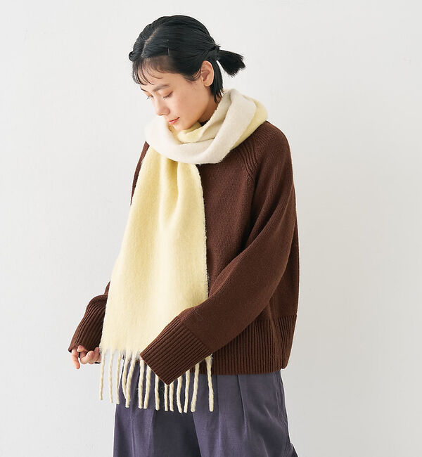 collex「ソフトブークレーリバーシブルマフラー」|マフラー|