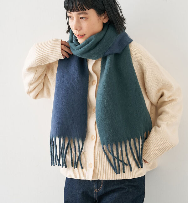 collex「ソフトブークレーリバーシブルマフラー」|マフラー|