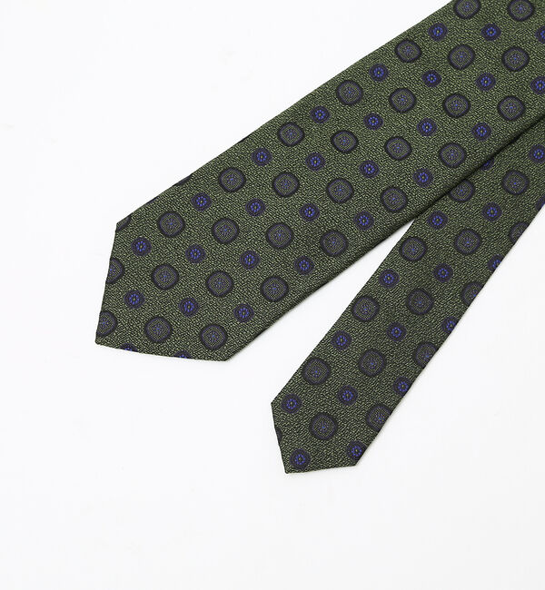 ABAHOUSE「【IMPORT FABRIC TIE】シルク 小紋柄 ネクタイ」|ネクタイ・蝶ネクタイ|