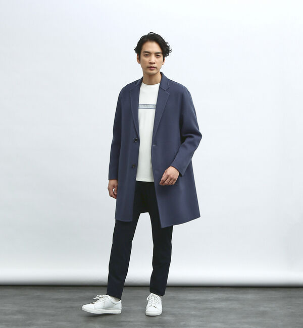 ABAHOUSE「【フロントパイピング】切り替え ポンチ ロングスリーブTシャツ」|Tシャツ・カットソー|