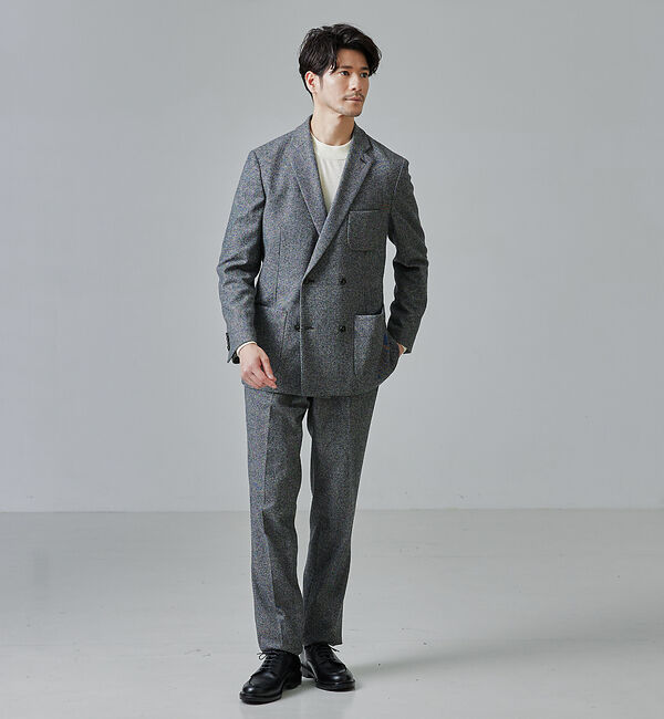 ABAHOUSE「【セットアップ対応】カシミヤ ブレンド ダブルジャケット」|その他|