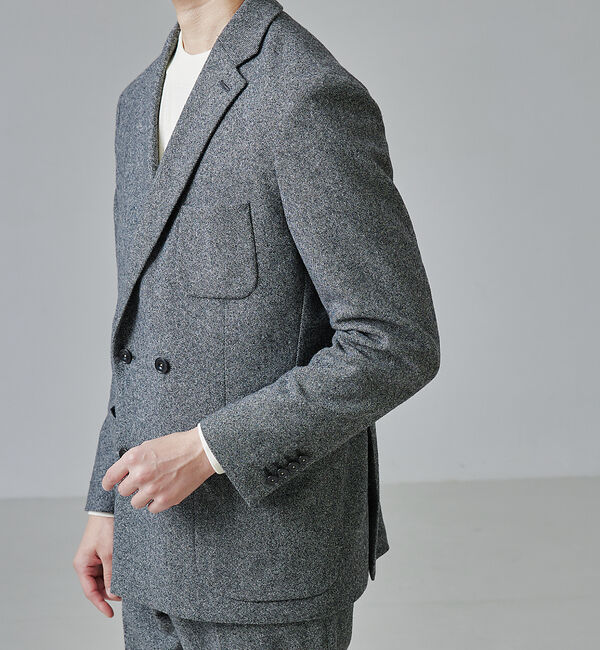 ABAHOUSE「【セットアップ対応】カシミヤ ブレンド ダブルジャケット」|その他|