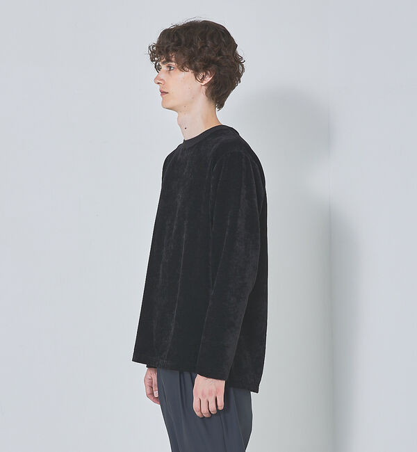 ABAHOUSE「【ベロア&times;コール】リラックス カットソー / スウェット」|Tシャツ・カットソー|