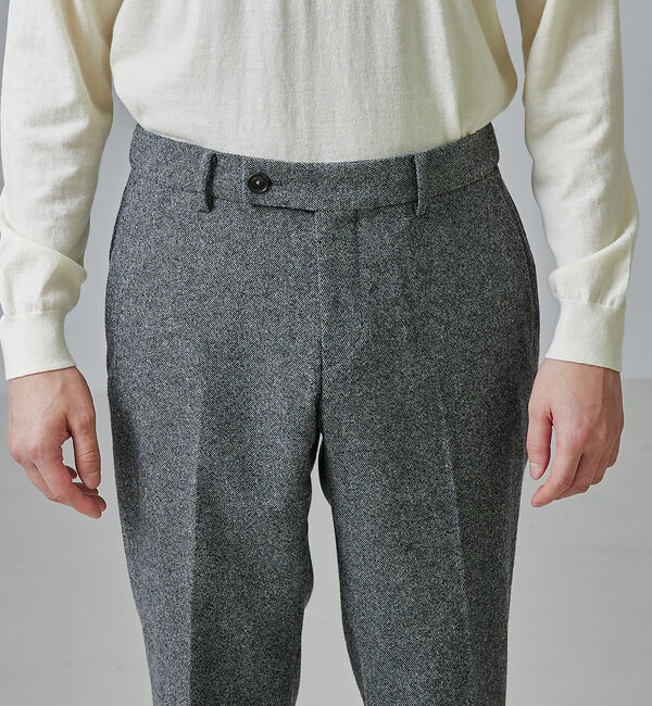 ABAHOUSE「【セットアップ対応】カシミヤ ブレンド スラックス」|スラックス|