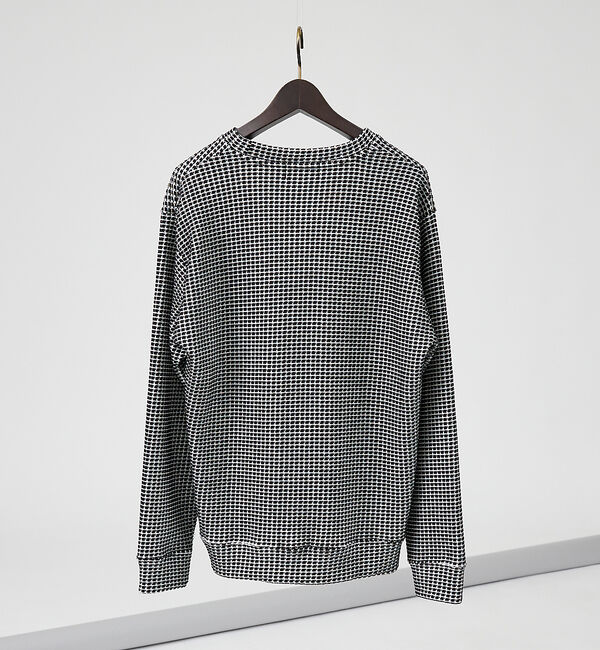 ABAHOUSE「【立体ビッグワッフル】 長袖Tシャツ」|Tシャツ・カットソー|