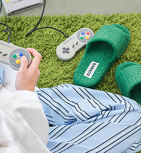 ABAHOUSE「【BANACO / バナコ】 VIVID TERRY ROOM SHOES /」|本・CD・DVD|グリーン