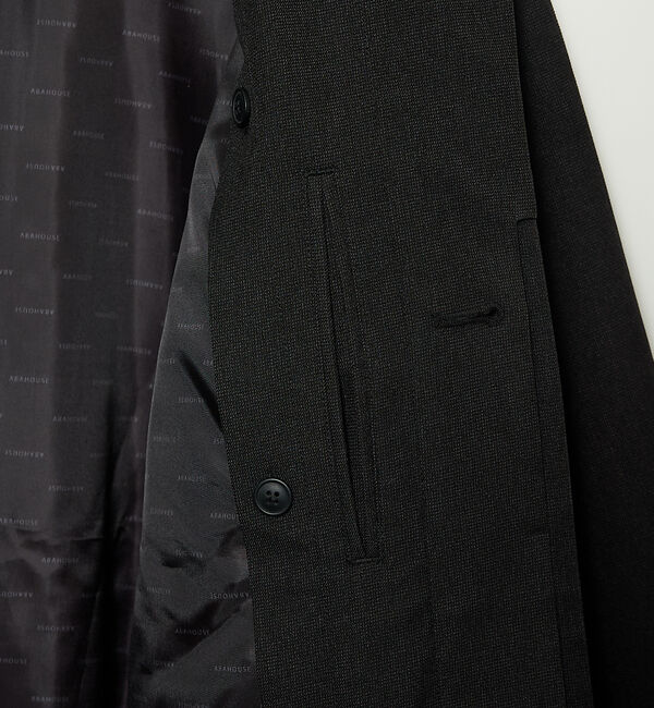 ABAHOUSE「【SORONA】ライナー付 ステンカラーコート / 撥水性 / 2WAY」|ステンカラーコート|