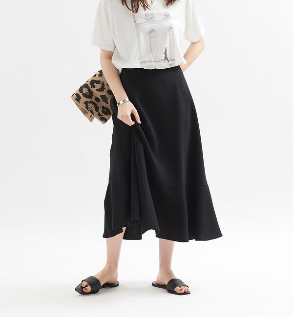 Rouge vif「【セットアップ対応】フレアヘムスカート」|スカート|