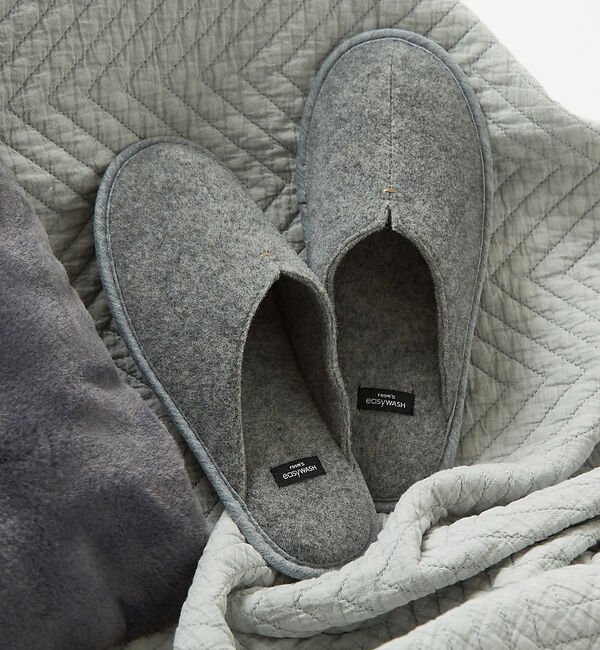 Rouge vif「【room's easyWASH /ルームズ イージーウォッシュ】スリッパ /」|本・CD・DVD|ライトグレー