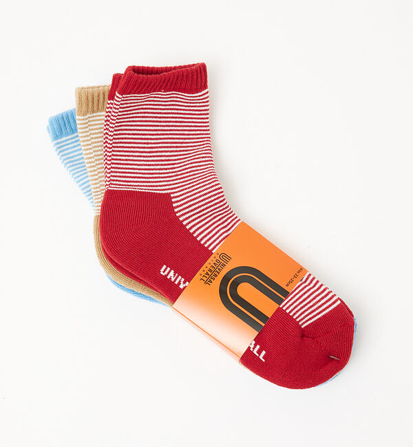Rouge vif「【UNIVERSAL OVERALL/ユニバーサルオーバーオール】ソックス 3足」|ソックス|その他5