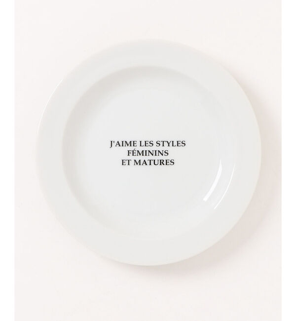 Rouge vif「【一部店舗限定】ロゴ入りプレート」|食器・キッチングッズ|ホワイト