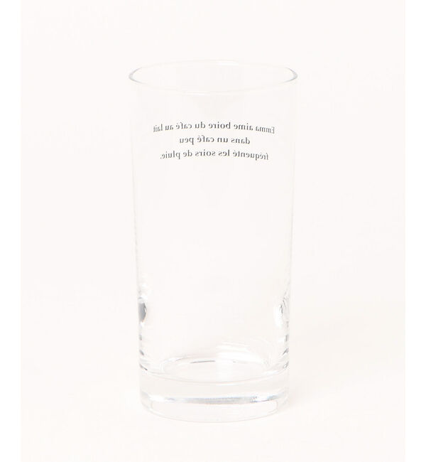 Rouge vif「【一部店舗限定】横ロゴ入りグラス」|食器・キッチングッズ|