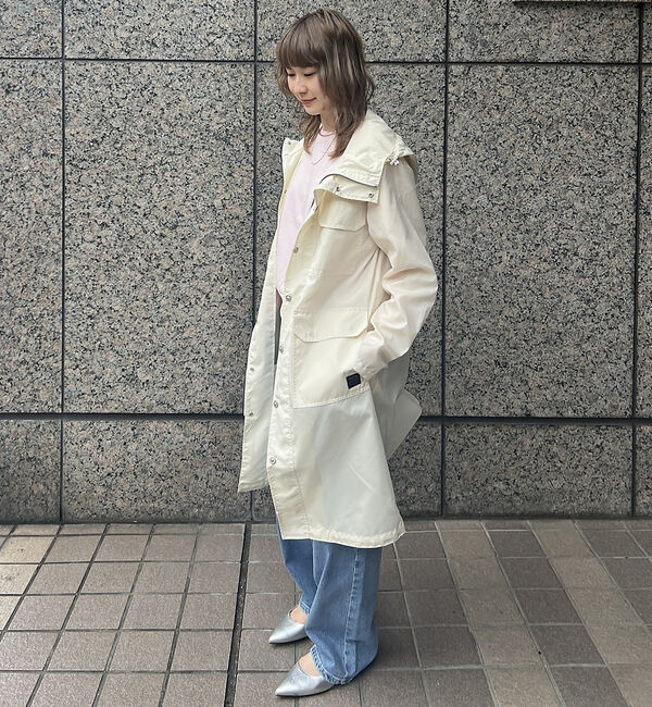 Rouge vif「【TAION/タイオン】ナイロン フード コート / ノンダウン ミリタリー【W」|ブルゾン・スタジャン|