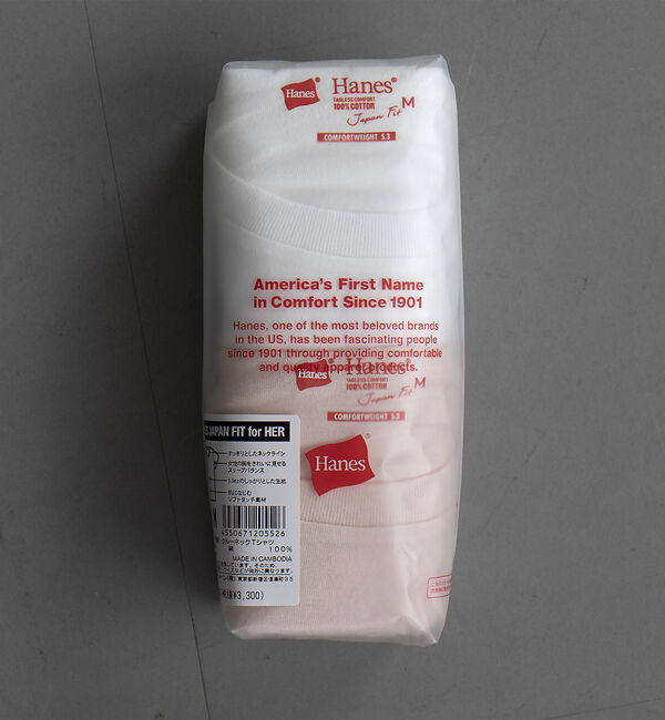 Rouge vif「【Hanes / ヘインズ】クルーネックTシャツ/ジャパンフィット/コットン10」|Tシャツ・カットソー|