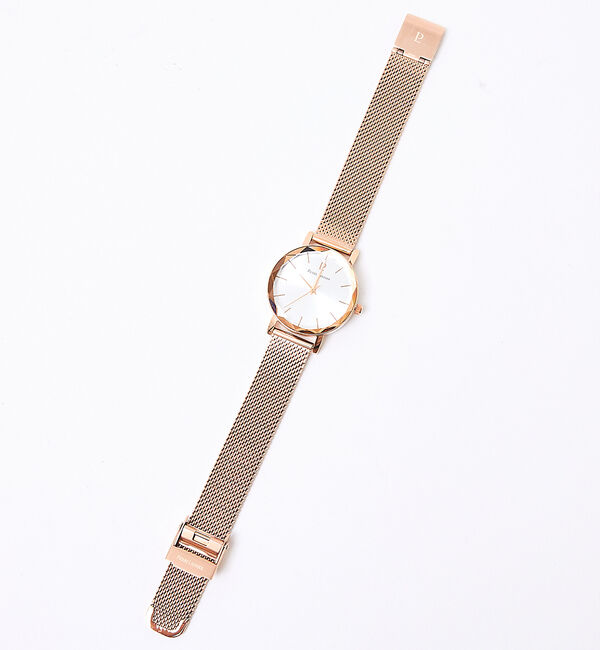 Rouge vif「【Pierre Lannier/ピエール・ラニエ】マルチプル/金属ベルト/レディ」|腕時計|