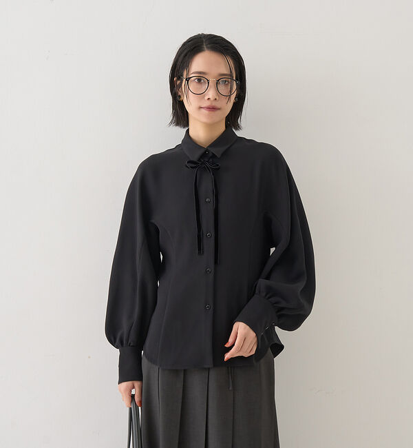 Rouge vif「リボン付きブラウス」|シャツ・ブラウス|