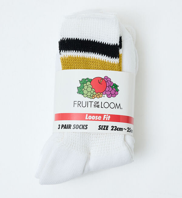 Rouge vif「【FRUIT OF THE LOOM/フルーツ・オブ・ザ・ルーム】【3足セット】」|ソックス|その他4