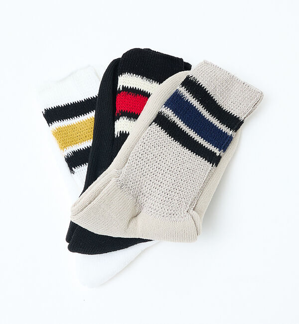 Rouge vif「【FRUIT OF THE LOOM/フルーツ・オブ・ザ・ルーム】【3足セット】」|ソックス|