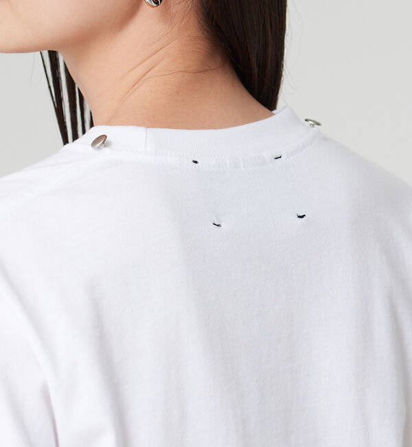 qualite「【boussole&times;qualite】クロシェネックレスロンT」|Tシャツ・カットソー|