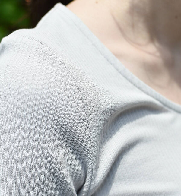 qualite「ランダムテレコTシャツ」|Tシャツ・カットソー|