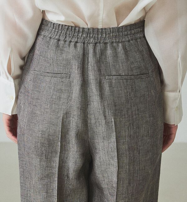 qualite「【セットアップ対応】ラメリネンドロストパンツ【予約】」|その他|