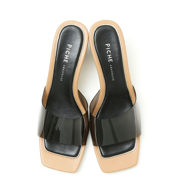 AU BANNISTER「クリアヒールミュール」|サンダル|