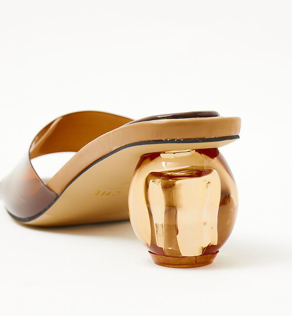 AU BANNISTER「クリアヒールミュール」|サンダル|