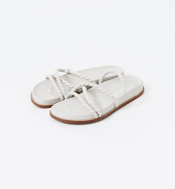 AU BANNISTER「ツイストフットベッドサンダル」|サンダル|ライトグレー