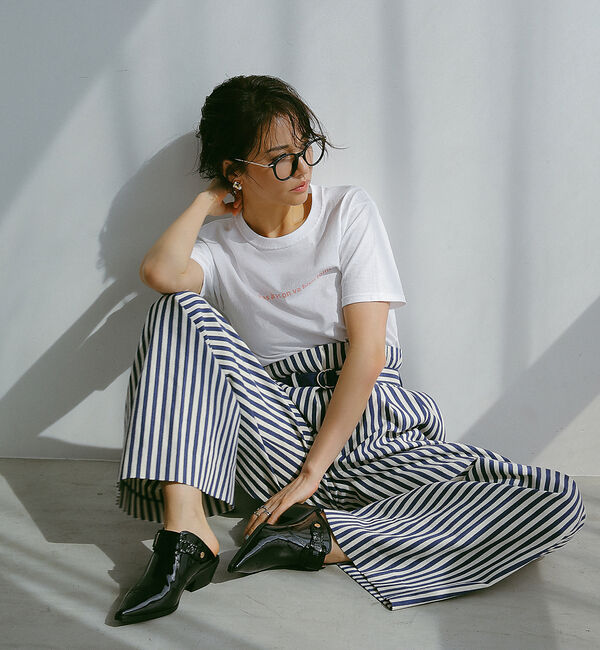 AU BANNISTER「鳳山えり&times;Au BANNISTERコラボ　晴雨兼用ウエスタンミュール」|レインシューズ|