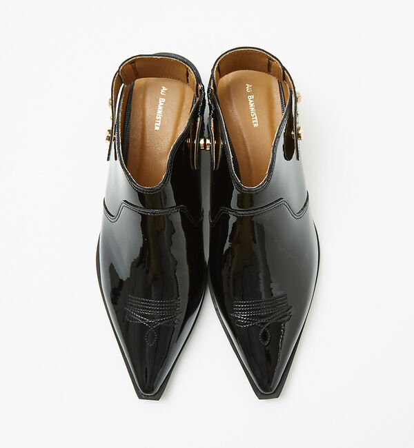 AU BANNISTER「鳳山えり&times;Au BANNISTERコラボ　晴雨兼用ウエスタンミュール」|レインシューズ|