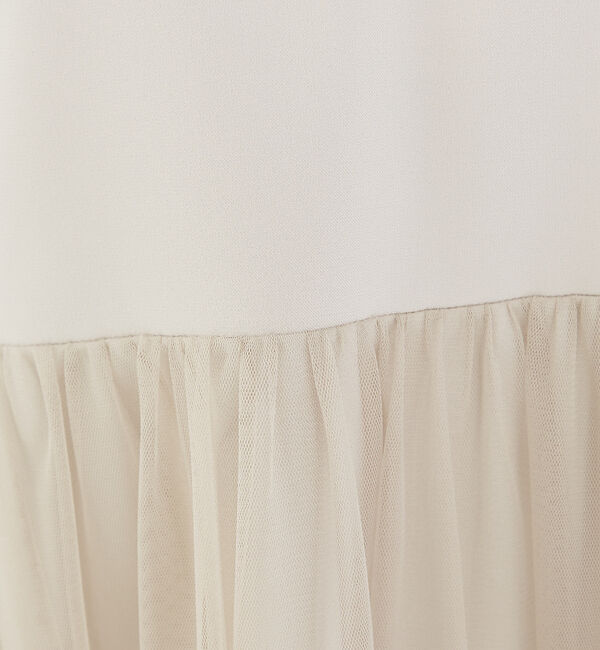 abahouse mavie「【エニデイカセット】チュールペプラムブラウス」|シャツ・ブラウス|