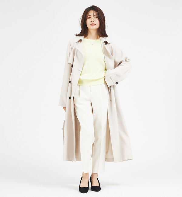 abahouse mavie「ヴィンテージツイルトレンチコート」|トレンチコート|