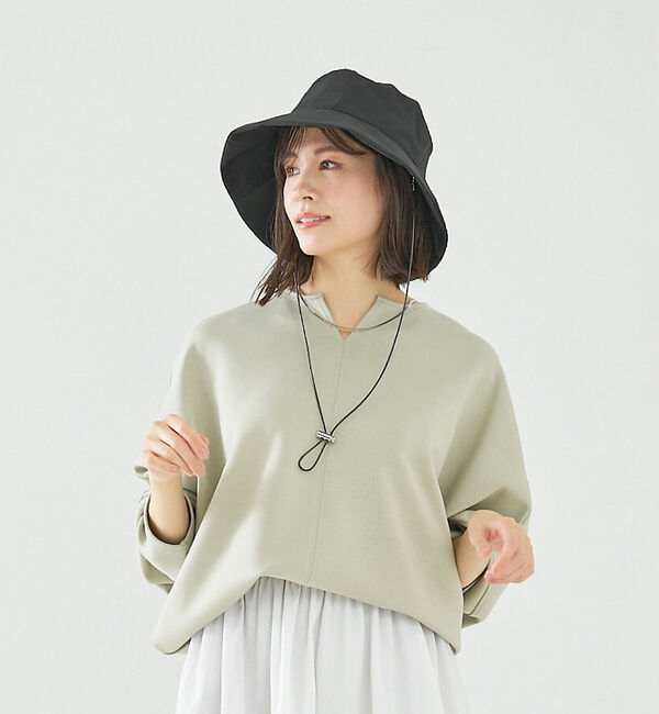 abahouse mavie「コットンナイロンハット(ストラップ付)」|その他|