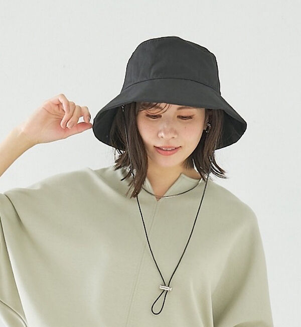 abahouse mavie「コットンナイロンハット(ストラップ付)」|その他|