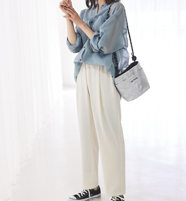 abahouse mavie「【セットアップ対応】クールタッチサテンゆるテーパードパンツ」|その他|